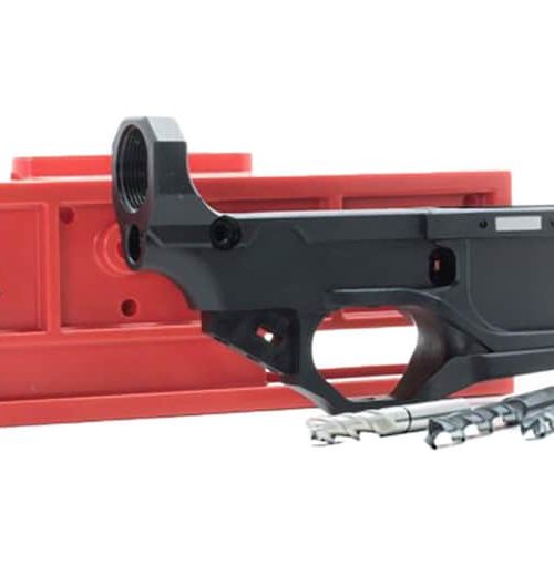 RL556v3 80% AR-15 Lower Receiver – Gray – Unfinished Polymer Frame for Custom Builds - Polymer80 - Republic Arms WA