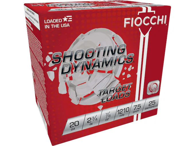 Fiocchi Shooting Dynamics 12 gauge ammo, 12 gauge ammunition, target shooting ammo, shotgun ammo, Fiocchi ammo, training loads, clay shooting ammo, reliable shotgun ammunition