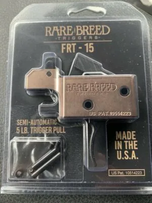 FRT-15 Rare Breed Trigger, forced reset trigger, AR-15 trigger, rapid fire trigger, competitive shooting trigger, firearm accessories, Republic Arms WA