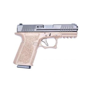 Polymer80 PFC9 OCS, complete pistol, 9mm handgun, Flat Dark Earth FDE, ready-to-shoot firearm, polymer frame handgun, custom pistol, striker-fired handgun