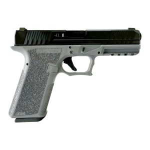 Polymer80 PFS9, complete pistol, grey handgun, 9mm pistol, customizable firearm, ready to shoot, polymer frame pistol, self-defense handgun, range pistol, aftermarket Glock parts