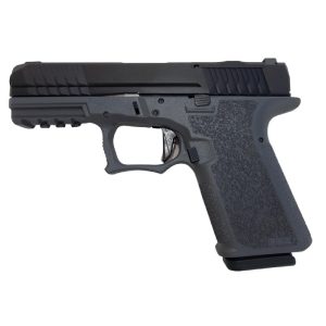 Polymer80 PFS9, complete pistol, 9mm handgun, OCS frame, gray pistol, ready-to-shoot, self-defense firearm, Polymer80 handgun