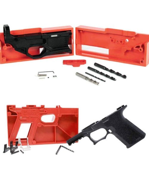 Polymer80 RL556V3, PF940Cv1, 80% lower receiver, AR15 lower, G19 frame, 80% frame, firearm bundle, DIY gun build, jig included, black polymer receiver