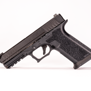 Polymer80 PFC9 pistol, threaded barrel handgun, night sights 9mm, complete pistol for sale, black polymer80, 10-round handgun, custom Glock-compatible, home defense firearm, Republic Arms WA