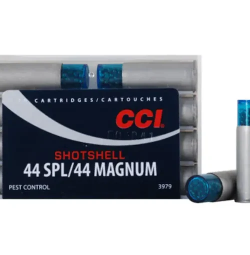 CCI Shotshell 44 Special Ammo, 44 Special ammunition, 140 grain lead shot, shotshell rounds, pest control ammo, 200 rounds bulk, handgun ammunition, CCI ammunition, training ammo, 44 Special shotshell