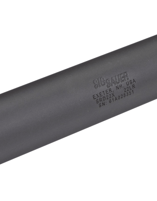 Sig Sauer SRD22X Black .22LR Supressor 1/2x28 - 22lr