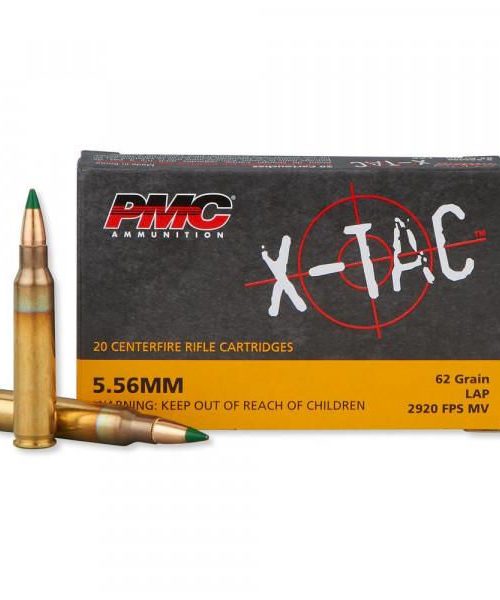 PMC Ammunition X-Tac Brass 556 Ammo 62-Grain 20-Rounds Li...