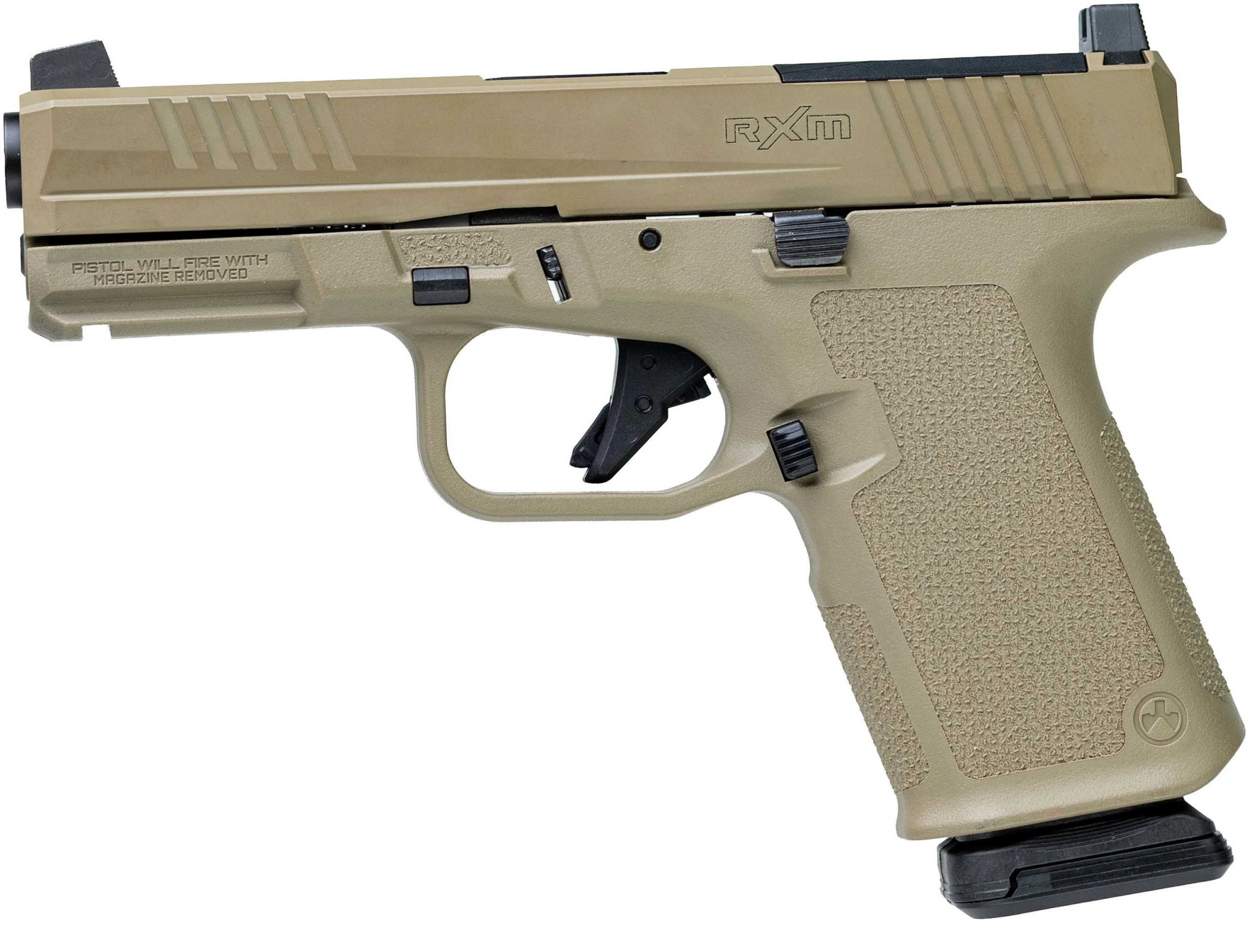 Ruger RXM Flat Dark Earth 9mm 4" Barrel 15-Rounds Optics ...