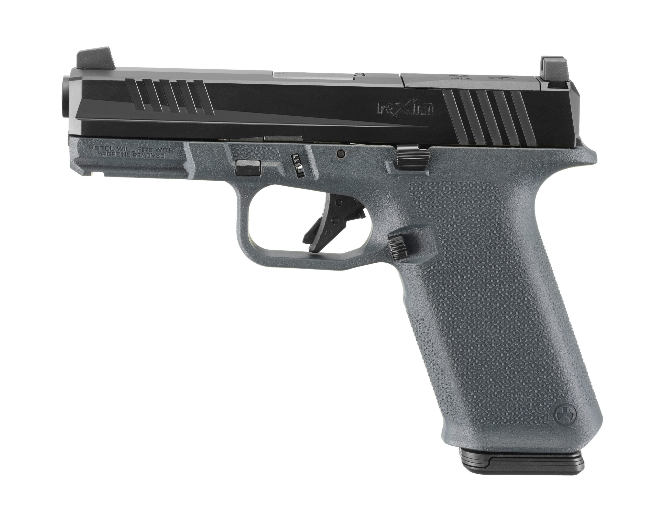 Ruger RXM Black / Stealth Gray 9mm 4" Barrel 17-Rounds Op...