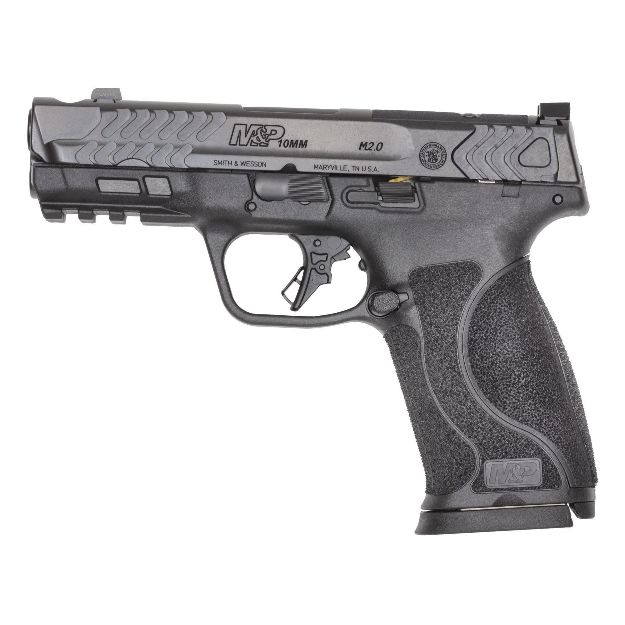 Smith and Wesson M&P10mm M2.0 Carry Comp Black 10mm 4" Po...