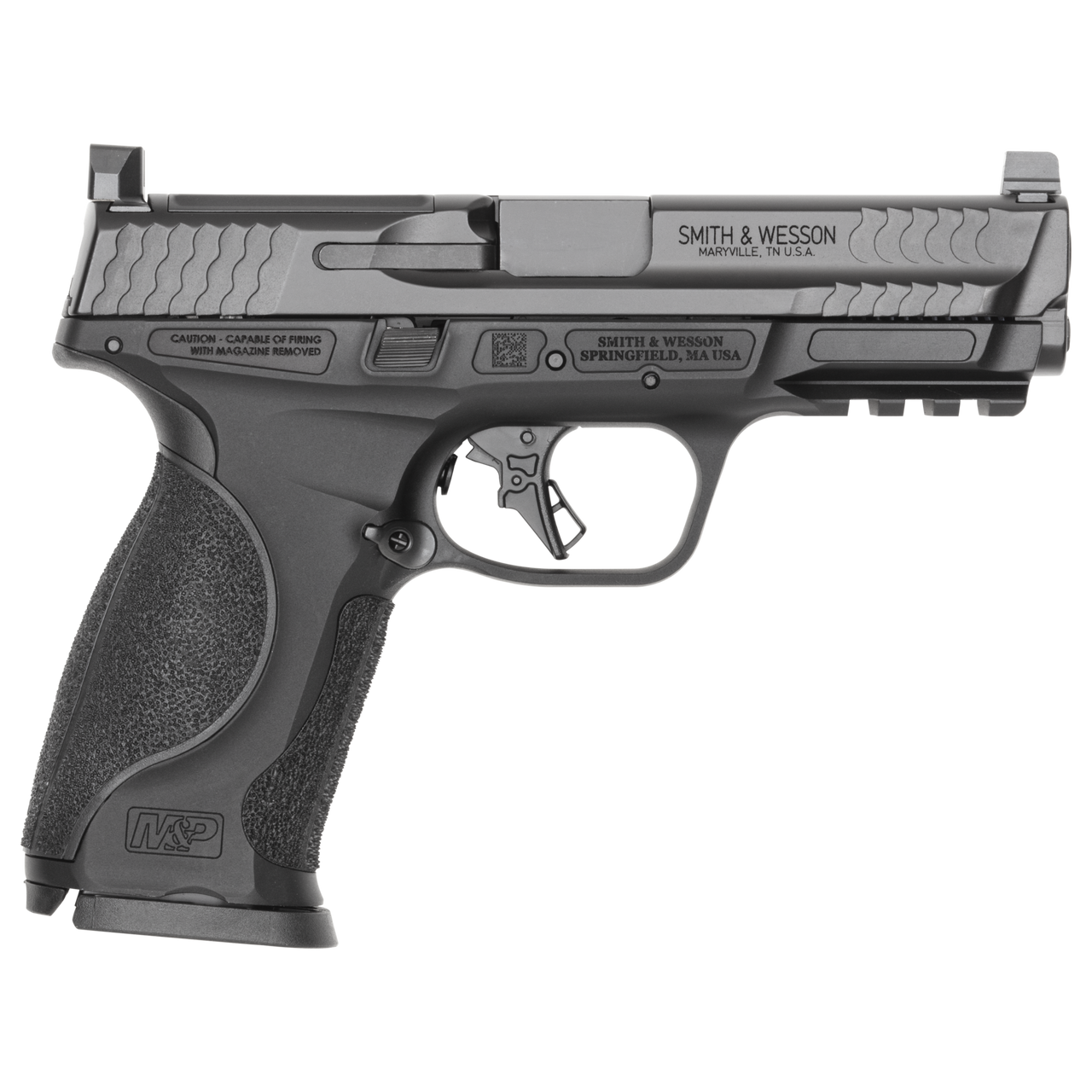 Smith & Wesson M&P9 M2.0 Metal with Aimpoint ACRO Slide Cut — 9mm Full-Size Pistol, 17+1 Capacity, Night Sights Smith & Wesson M&P9 M2.0 Metal with Aimpoint ACRO Slide Cut — 9mm Full-Size Pistol, 17+1 Capacity, Night Sights - Full-Size Pistols - Republic Arms WA