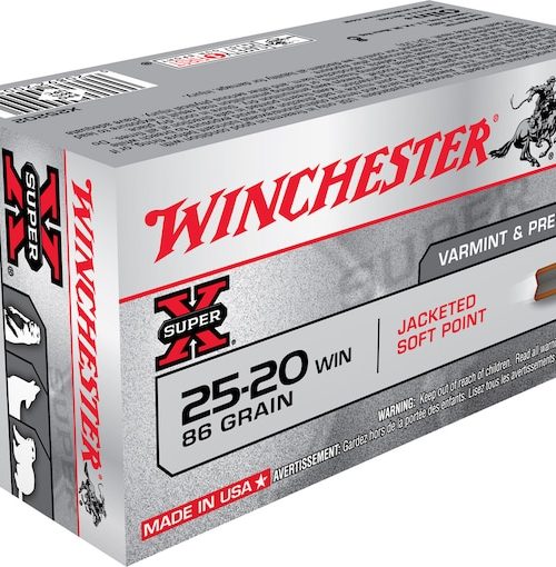 Winchester Super X 25-20 WCF Ammo 86 Grain Jacketed Soft Point Box of 50 Direct - Ammunition - Republic Arms WA