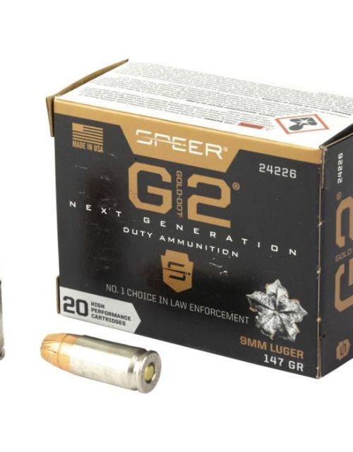 Speer Gold Dot G2 9mm 147gr +P 2026 LE Load